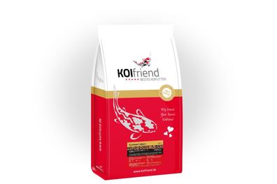 Koifutter Summer Colours 15 kg 8 Sorten 3mm 6mm Koi Fischfutter Spirulina Paprika