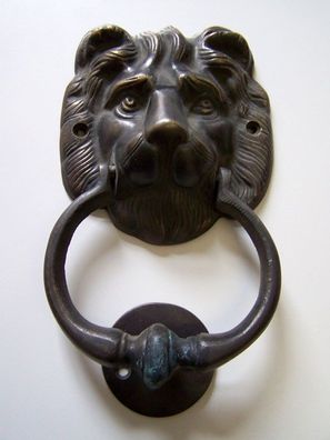 Türklopfer Türklingel Bronze Löwenmotiv