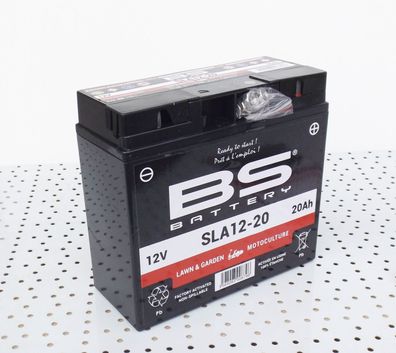 Batterie Blei - Accu SLA12-18, 12 V 20 AH Rasentraktor + Pol R SLA12-18, BS ( 99065