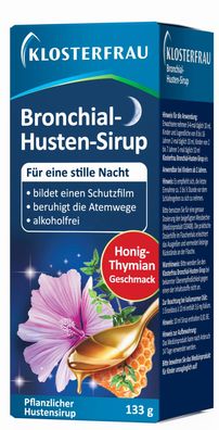 Klosterfrau Bronchial Husten Sirup 100ml lindert Reizhusten Erkältung Atemwege