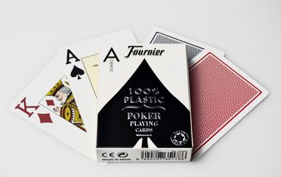 Fournier No2800 Titanium Series 2 Jumbo Index Plastik Kartenspiel