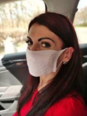 Mund-Nasen-Schutz Nanosilver antibakteriell Alltagsmaske waschbar 90°