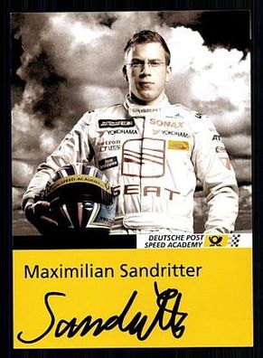 Maximilian Sandritter Autogrammkarte Original Signiert Tourenwagen + A 57972
