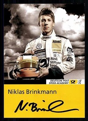 Niklas Brinkmann Autogrammkarte Original Signiert Tourenwagen + A 57973