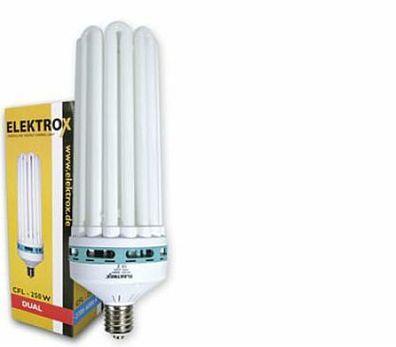 Energiesparlampe Elektrox 250 W, dual, 8U Grow Growshop Indoor Anzucht