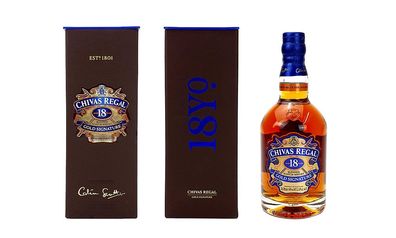 Chivas Regal 18 Jahre Scotch Whisky Flasche mit Geschenkverpackung - Chivas 18