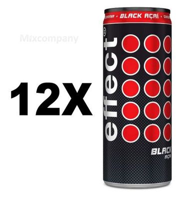 effect® Black Açai 0,25L 250ml- 12 Stück inkl. Pfand EINWEG