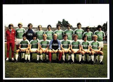 Werder Bremen + +1978-79+ + Super Mannschaftskarte + +
