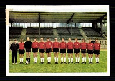 Mannschaftskarte Hannover 96 Bergmann Sammelbild 1966-67 Nr. 40