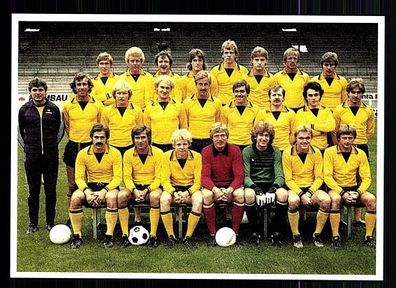 Borussia Dortmund + +1978-79+ + Super Mannschaftskarte + +