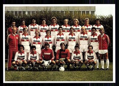 VFB Stuttgart + +1978-79+ + Super Mannschaftskarte + +