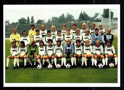 Borussia Mönchengladbach + +1978-79+ + Super Mannschaftskarte + +