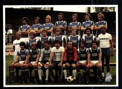 VFL Bochum + +1978-79+ + Super Mannschaftskarte + +