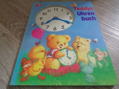 Bilderbuch -Hartkarton - Teddys Uhrenbuch