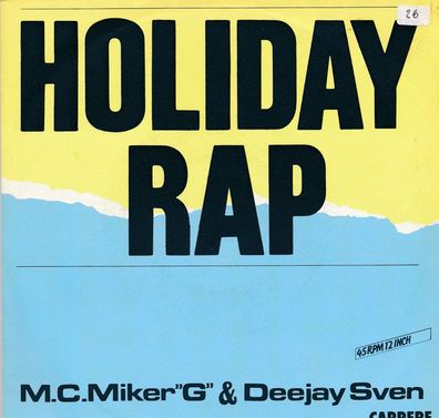 7" Vinyl MC Miker & DJ Sven - Holiday Rap