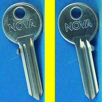 Nova Schlüsselrohling für Profilzylinder Top 2000 / auch für Abus, Bonus, Buffo, Cisa