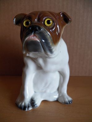 Figur Hund Aroma-Lampe als Mops oder Bulldogge sitzt/ Aroma Pat. 292.98