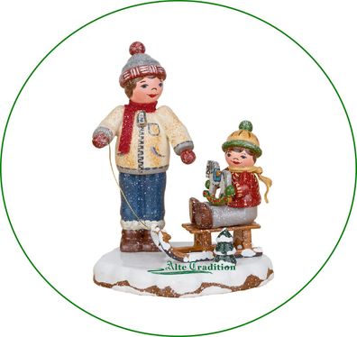 Hubrig 2018 Winterkinder Haus Weihnachtspostamt Geschenkekind Spielzeugverkäufer 