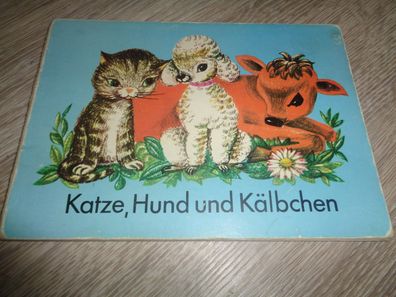 Papp Bilderbuch- Katze, Hund und Kälbchen
