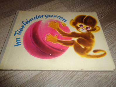 Papp Bilderbuch- Im Tierkindergarten -- 1. Auflage 1969