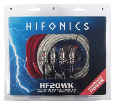 Hifonics Premium Kabelkit 20 mm² HF20WK Kabelkit 20 mm²