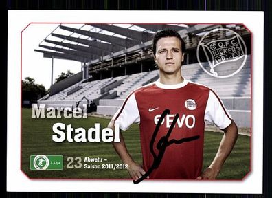 Marcel Stadel Kickers Offenbach 2011-12 Autogrammkarte + A 58468