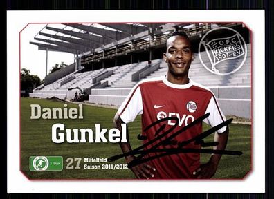 Daniel Gunkel Kickers Offenbach 2011-12 Autogrammkarte + A 58474