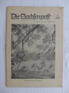 Die Sachsenpost Folge 43 Heimatwerk Gau Sachsen Partei 1942 Martin Mutschmann