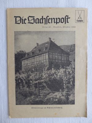 Die Sachsenpost Folge 48 Heimatwerk Gau Sachsen Partei 1942 Martin Mutschmann