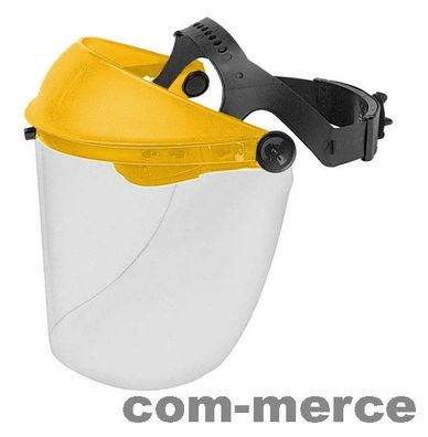 Gesichtschutz für Motorsense Kopfschutz Plexiglas, klappbar Corona-Schutz ( 9107