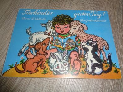Papp Bilderbuch-Werner W. Wullroth-Tierkinder guten Tag!