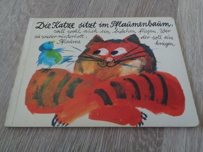 Papp Bilderbuch -Die Katze sitzt im Pflaumenbaum -3. Auflage 1983