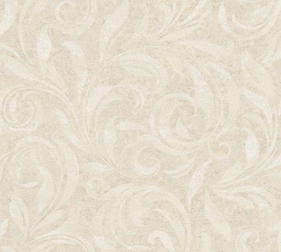 A.S. Création, Nobile, # 959401, Vliestapete, Beige Creme Metallic, 10,05 m x 0,