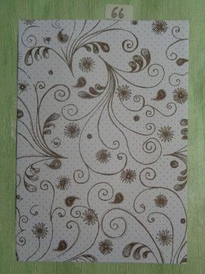 Motivbogen Transparentpapier Kartenkarton Muster Fantasie Streifen Blumen