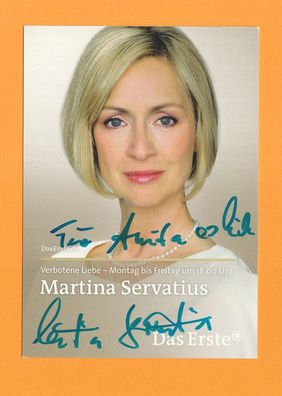 Martina Servatius - 2016 + ( Verbotene Liebe) persönlich signiert