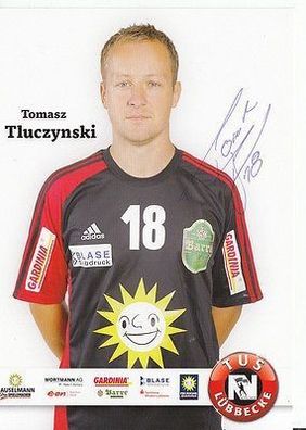 Tomasz Tluczynski Tus Lübeck Autogrammkarte Original Signiert Handball + A35380