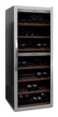 mQuvée WineExpert 126 mit 2 regulierbaren Temperaturzonen, 126 Flaschen