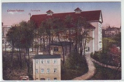 30444 Ak Crimmitschau Turnhalle um 1920