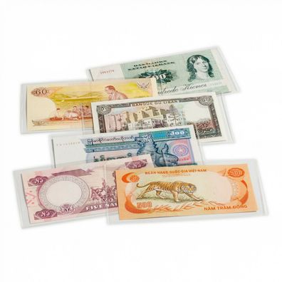 Leuchtturm HP Basic170 Schutzhüllen für Banknoten Geldscheine Briefmarken