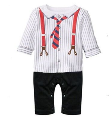 Baby Strampler Gentleman mit Krawatte ideales Geschenk Geburt Taufe 68 74 80