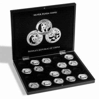 Leuchtturm Münzkassette Münzbox Volterra für 20 Panda Box Münzen Aufbewahrung
