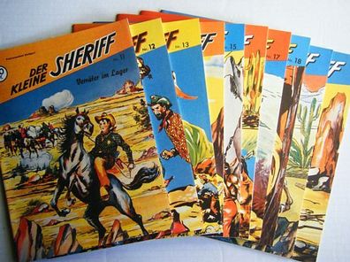 Der kleine Sheriff.. Mondial.. Hethke Verlag, . Nr. 1-8 in sehr gutem Zustand (-1-)