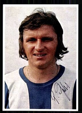 Peter Gutzeit Hertha BSC Berlin 70er Jahre Autogrammkarte Original Signiert + A 58505