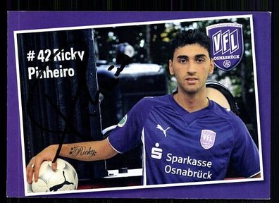 Ricky Pinheiro VFL Osnabrück 2009-10 Autogrammkarte + A 58562