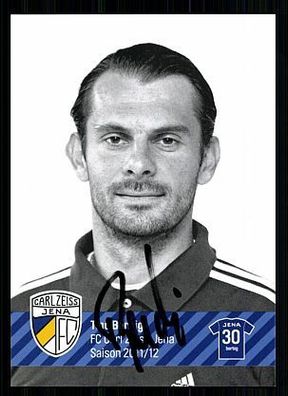 Tino Berbig FC Carl Zeiss Jena 2011-12 Autogrammkarte + A 58625