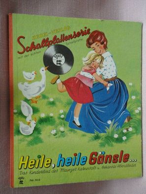 Hebel Verlag Schallplattenserie heile heile Gänschen Panda nr 103 P315
