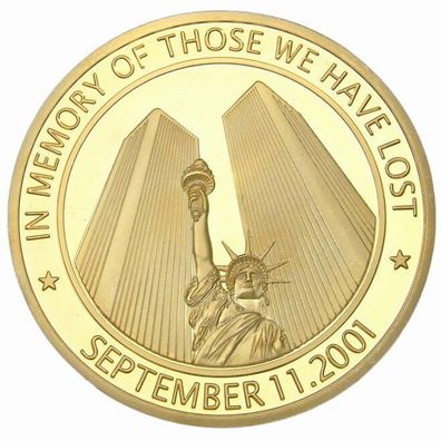 Medaille 1 oz Gedenkmünze zum 9/11 09.11 nine eleven Ground Zero