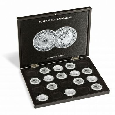 Leuchtturm Münzkassette Münzbox Volterra für 20 Känguru Box Münzen Aufbewahrung