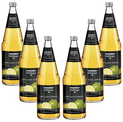 Niehoffs Vaihinger Lime Juice 1L VDF - 6er Set inkl. Pfand Mehrweg