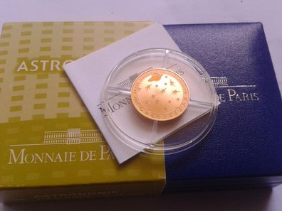 Original 50 euro 2009 PP 1/4 Unze 8,45g 920er Gold Frankreich Astronomie - Rarität